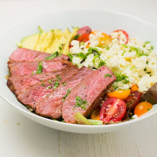 steak salad - Recipe photo by glebekitchen