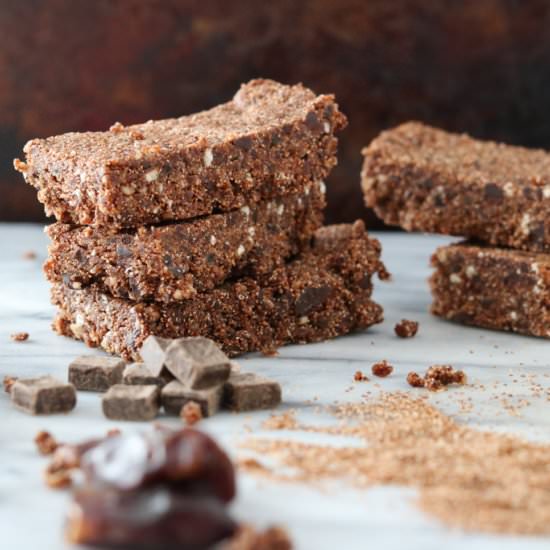 Teff Energy Bars - Recipe photo by Girl Heart Food