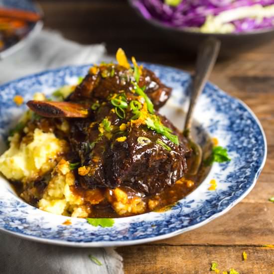 Short Ribs w Honey, Soy And Orange - Recipe photo by NerdsWithKnives-Emily