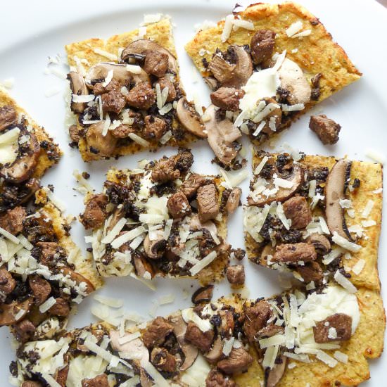 Cauliflower Crust Pizza - Recipe photo by 3ScoopsofSugar