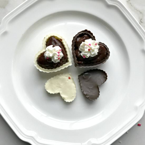 Valentines Handmade Chocolate Heart - Recipe photo by Craftingafamily