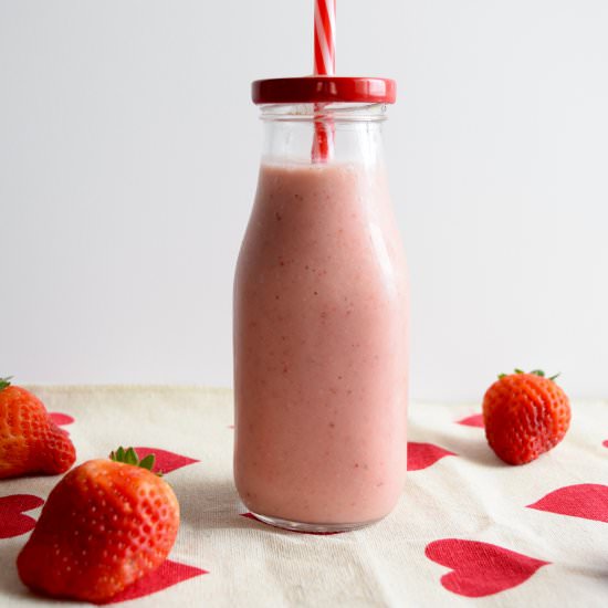 Strawberry Banana Smoothie - Recipe photo by earthpoweredfamily