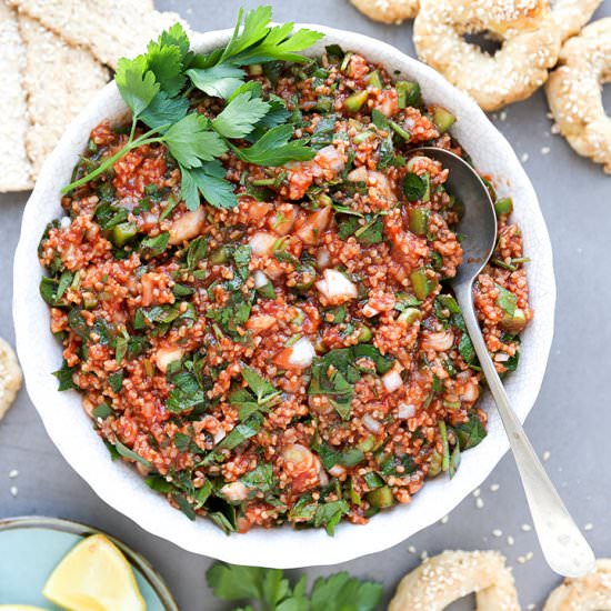 Bulgur, Parsley, and Tomato Salad - Recipe photo by FloatingKitchen