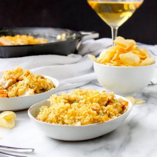 One Skillet Pot Pie - Recipe photo by yestoyolks