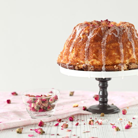 Rose Ricotta Bundt Cake - Recipe photo by 100 Decors