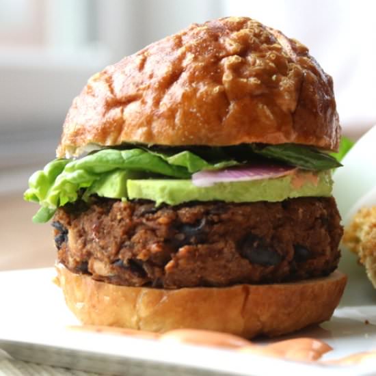 Black Bean Veggie Burgers - Recipe photo by OnlyFromScratch
