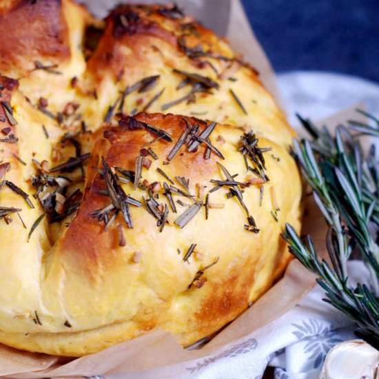 Herb & Garlic Sweet Potato Bread - Recipe photo by KristynK