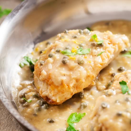Restaurant-Style Chicken Piccata - Recipe photo by thepkpway