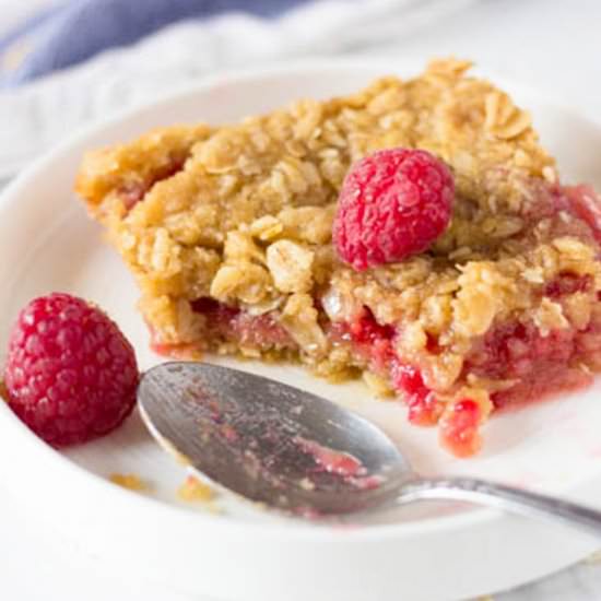 Raspberry Jam Bars - Recipe photo by taylordthurston