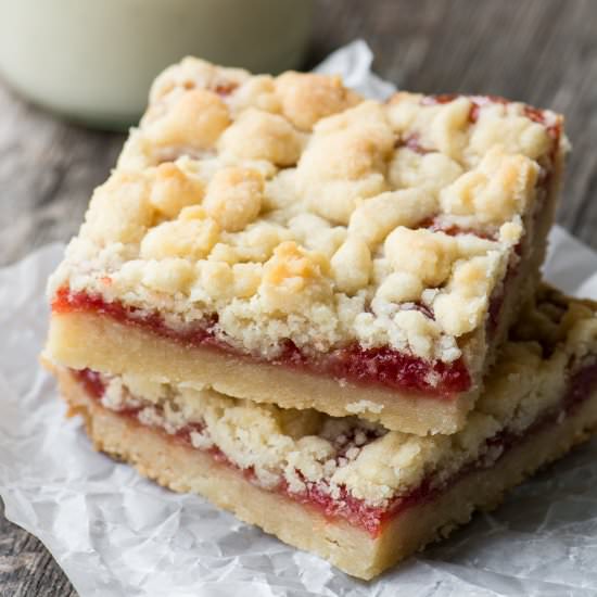 Blood Orange Crumble Bars - Recipe photo by theviewfromgreatisland