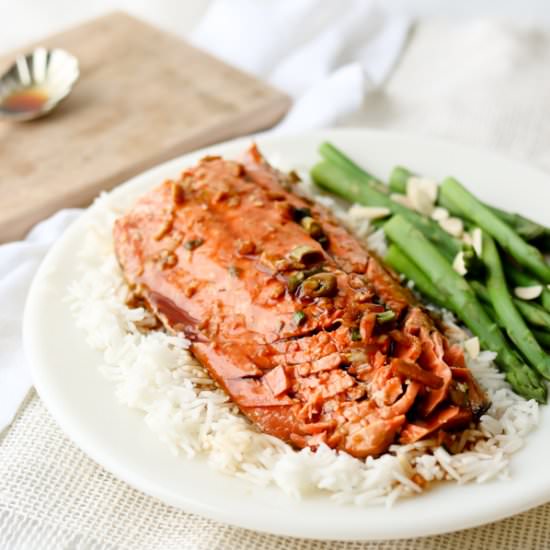 Teriyaki Salmon - Recipe photo by tidbits-cami.com