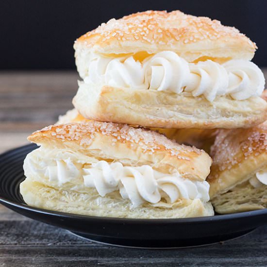 Lazy Cream Horns - Recipe photo by PearTreeKitchen