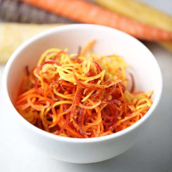 Healthy Multi-Colored Carrot Salad - Recipe photo by FoodFlavorz