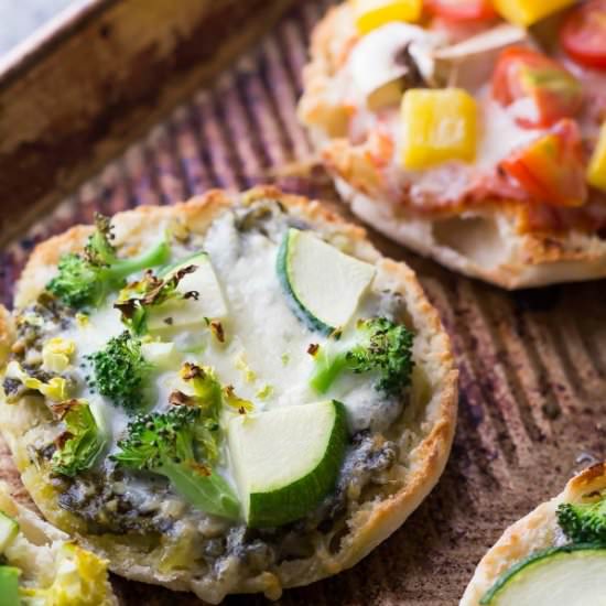 Freezer Mini Pizzas 2 Ways - Recipe photo by sweetpeasandsaffron