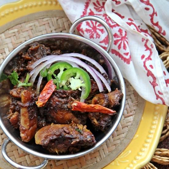 Kosha Moorgi - Recipe photo by Spice Chronicles