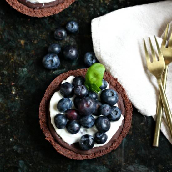 Red Wine Chocolate Berry Torte - Recipe photo by treatswithatwist