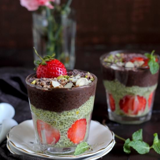 Chocolate & Masala Milk Chia Parfait - Recipe photo by easyfoodsmith