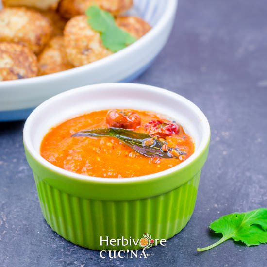 Red Pepper Chutney - Recipe photo by Herbivore Cucina