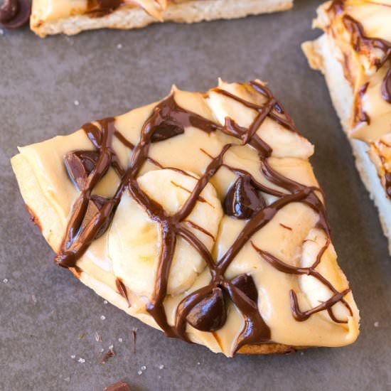 Chunky Monkey Breakfast Pizza - Recipe photo by thebigmansworld