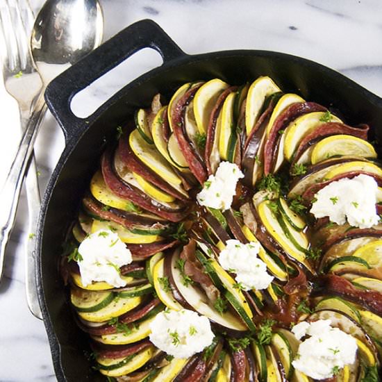 Meat Lovers Ratatouille - Recipe photo by thecharmingdetroiter
