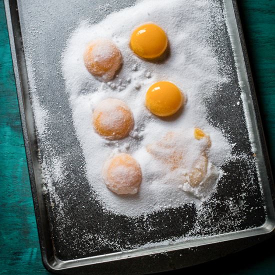 How to Make Salted Egg Yolks - Recipe photo by WhatToCookToday