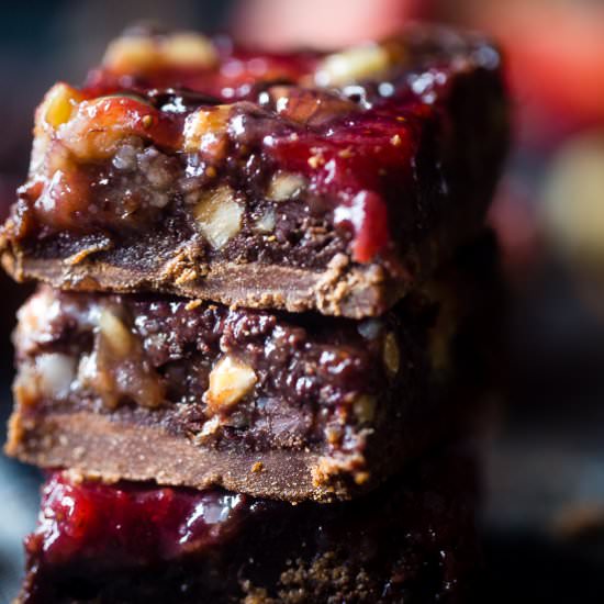 Paleo Chocolate Magic Cookie Bars - Recipe photo by foodfaithfitness