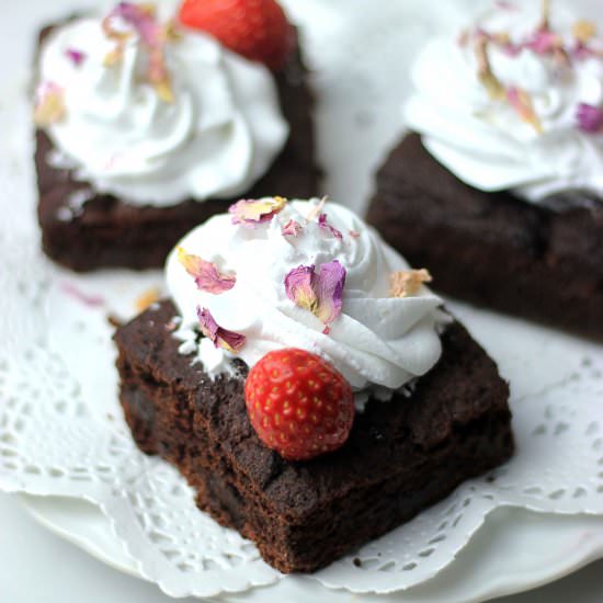 Keto Chocolate Cake Bars - Recipe photo by My PCOS Kitchen