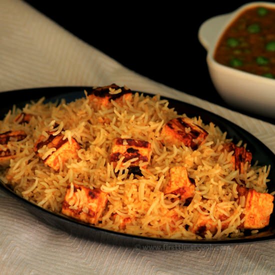 Paneer Tikka Fried Rice - Recipe photo by firsttimercook