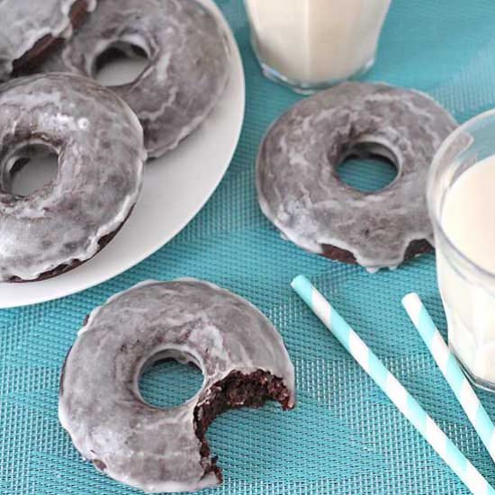Baked Chocolate Doughnuts - Recipe photo by Delightful Adventures