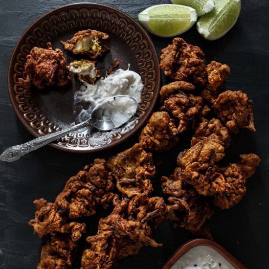 Chicken Pakoras w/ Coconut Dip - Recipe photo by pupswithchopsticks