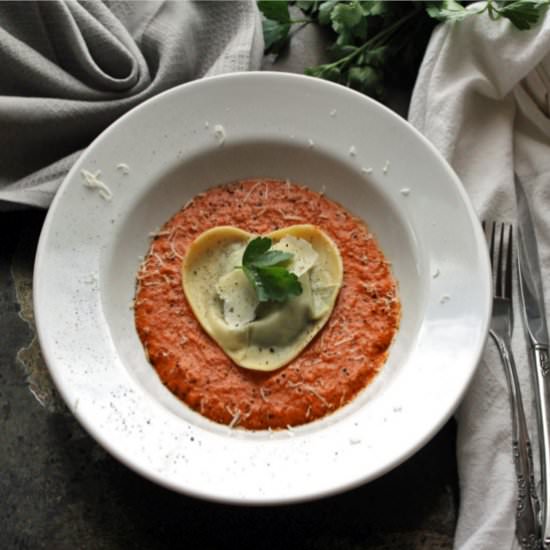 Spinach and Mushroom Ravioli - Recipe photo by Oven Struck