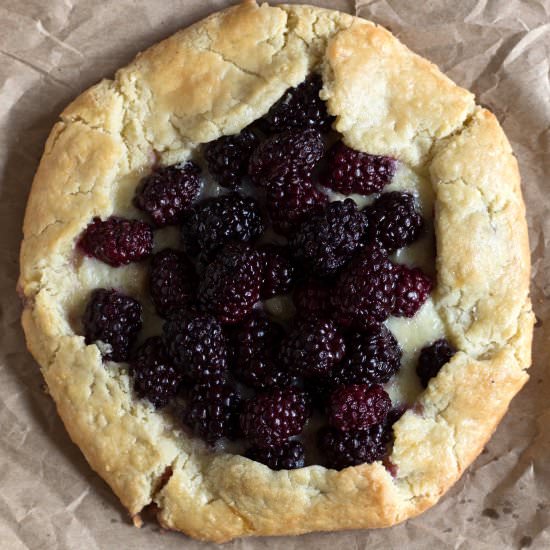 Blackberry Brie Galette - Recipe photo by honeyandspiced