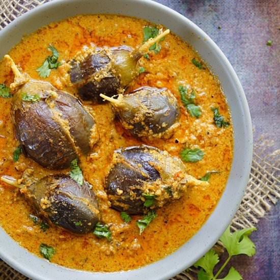 Bharli Vangi - Recipe photo by Aromatic Essence