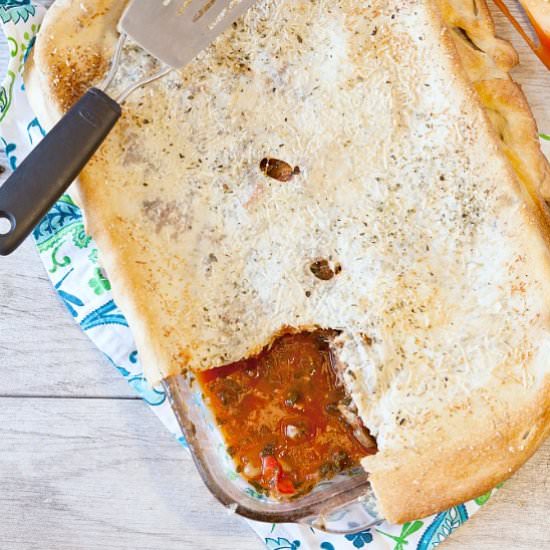 Meatball Pizza Casserole - Recipe photo by Food Done Light