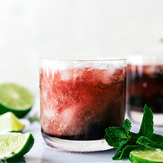 Tart Cherry Spritzer - Recipe photo by chelseasmessyapron