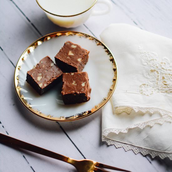 {Love} Homemade Fudge with Walnuts - Recipe photo by cookingismytherapy