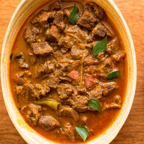 Spicy Kerala Style Beef Curry - Recipe photo by meemiskitchen