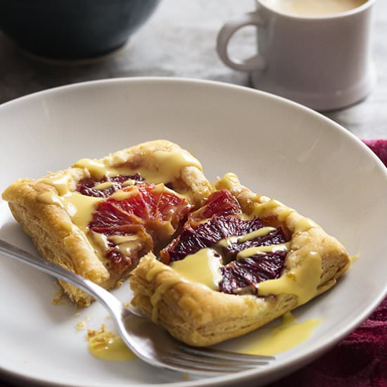 Puff Pastry Blood Orange Galettes - Recipe photo by justalittlebitofbacon