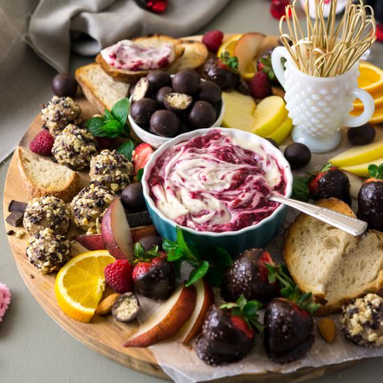 Valentine's Sweet Treat Platter - Recipe photo by Vegan Yack Attack