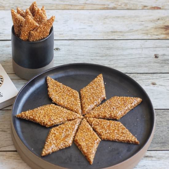 Sesame chikki - Recipe photo by ministryofcurry