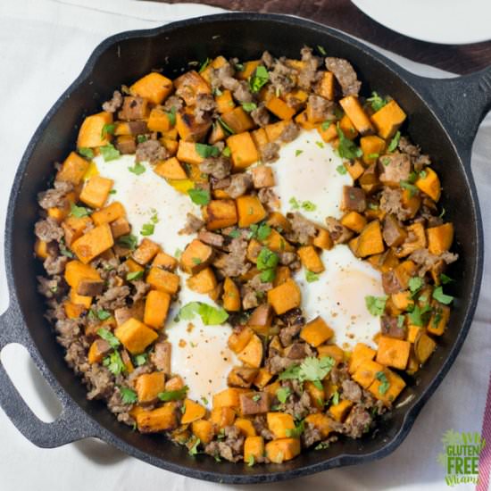 Sweet Potato Breakfast Hash - Recipe photo by glutenfreemiami