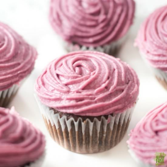 Red Wine Buttercream Frosting - Recipe photo by glutenfreemiami