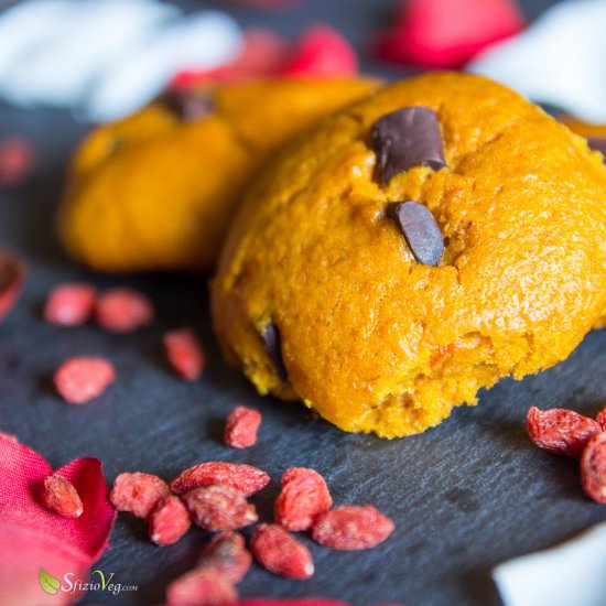 Soft biscuits with goji juice - Recipe photo by SfizioVeg