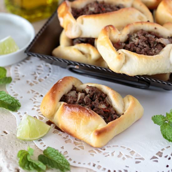 ESFIRRAS (LEBANESE SFIHAS) - Recipe photo by muttandchops