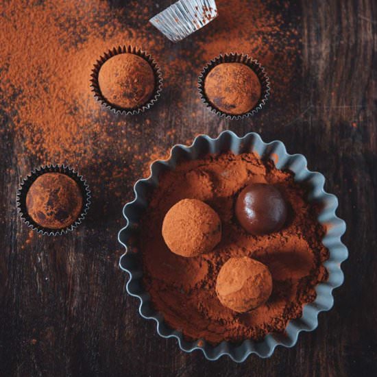 Chocolate Caramel Truffles - Recipe photo by bowsessed
