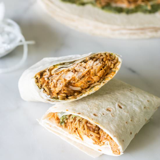 Chicken Tikka Masala Burrito - Recipe photo by whitbitskitchen