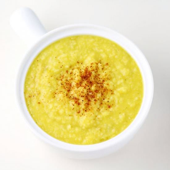 Roasted Acorn Squash Apple Soup - Recipe photo by Tastefulventure