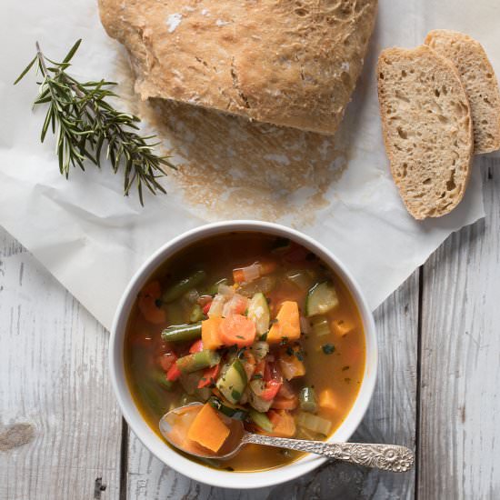 Spicy Vegetable Soup with Old Bay - Recipe photo by mywifecancook