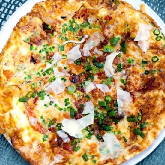 Kitchen Sink Frittata - Recipe photo by PepperPowered