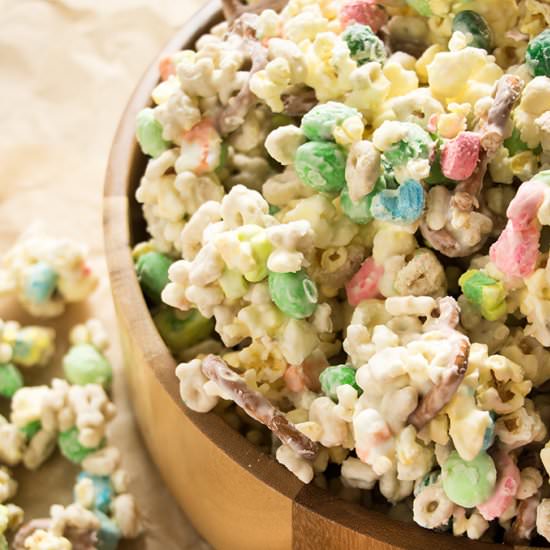 Lucky Charms Snack Mix - Recipe photo by TheSaltyMarshmallow